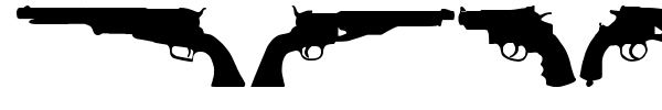 Only Revolver TFB font preview